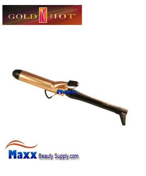 Gold N Hot 24K Gold Coated #GH9205 Spring Curling Iron - 1 1/4"